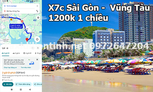 Taxi Sài Gòn - Vũng Tàu - 1200k - 1 chiều