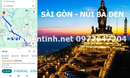 Xe taxi 7 chổ sài gòn đi núi bà đen tây ninh